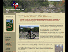 Tablet Screenshot of mountainbiketx.com